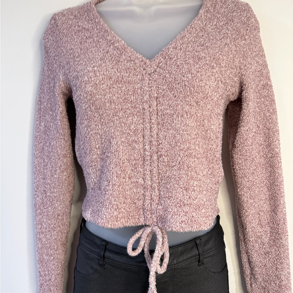 Wild Fable Soft Pink V-Neck Sweater